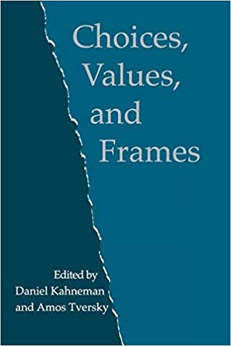 Choices, Values, and Frames cover