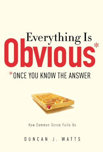 Everything Is Obvious: *Once You Know the Answer cover